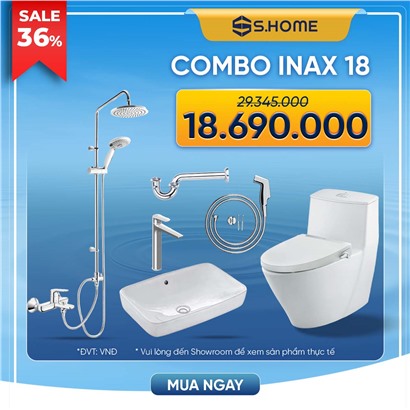 Combo Phòng Tắm Inax Tiện Nghi